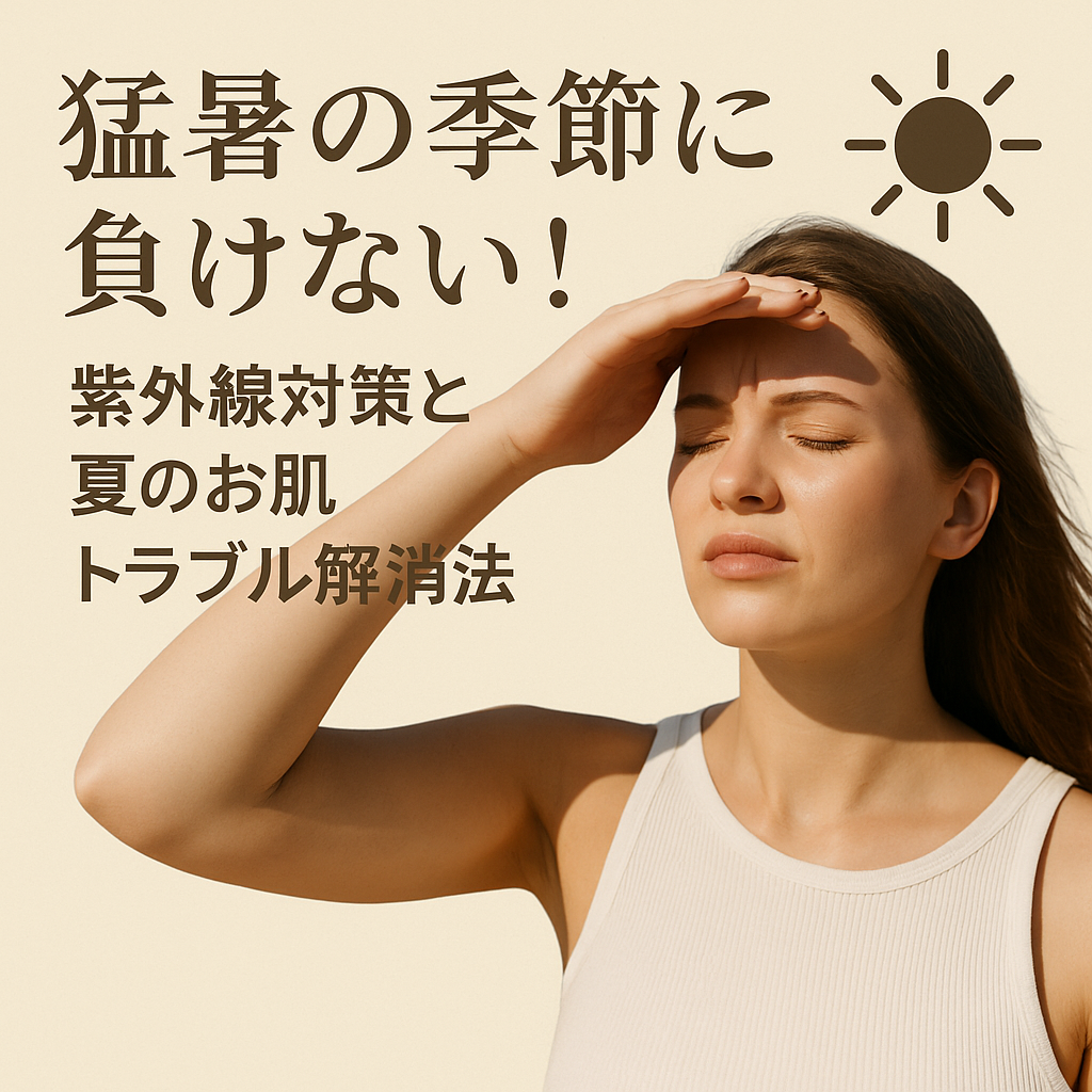 暑すぎる・・・猛暑が続くとお肌もボロボロ